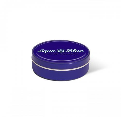 XS Peppermint Tin - Blue - Dome Label