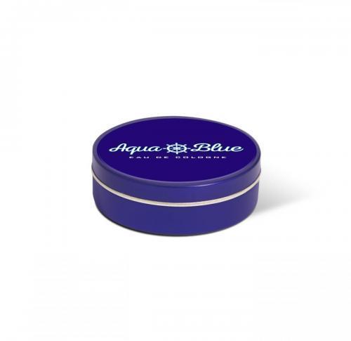 XS Peppermint Tin - Blue - Paper Label