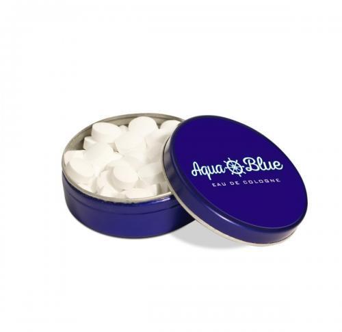 XS Peppermint Tin - Blue - Paper Label