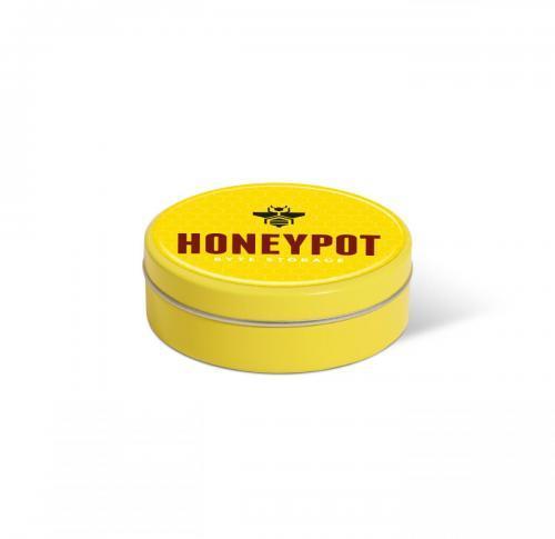 XS Peppermint Tin - Yellow - Dome Label
