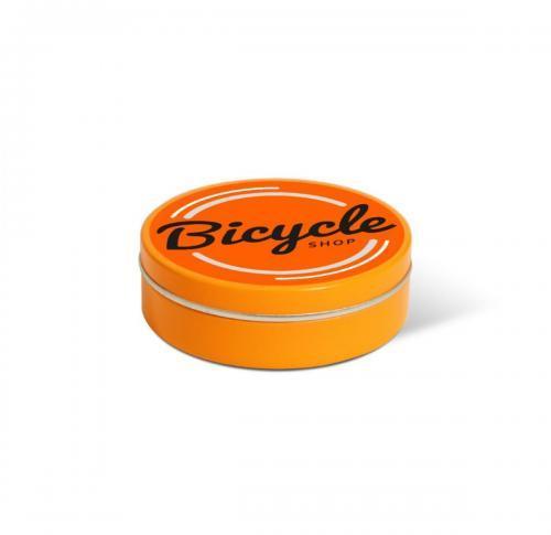 XS Peppermint Tin - Orange - Paper Label