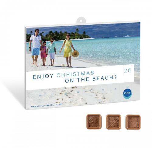 Christmas – 25 Day Calendar - Milk Chocolate Squares