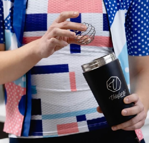 Branded Stainless Steel Protein Shakers 500ml