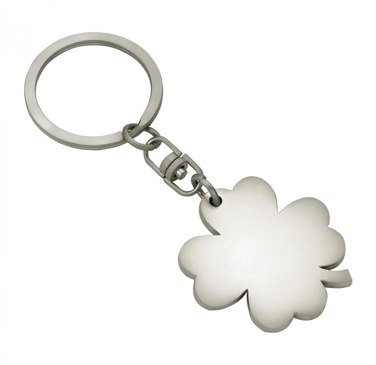 Clover Leaf Shaped Keyring Matt