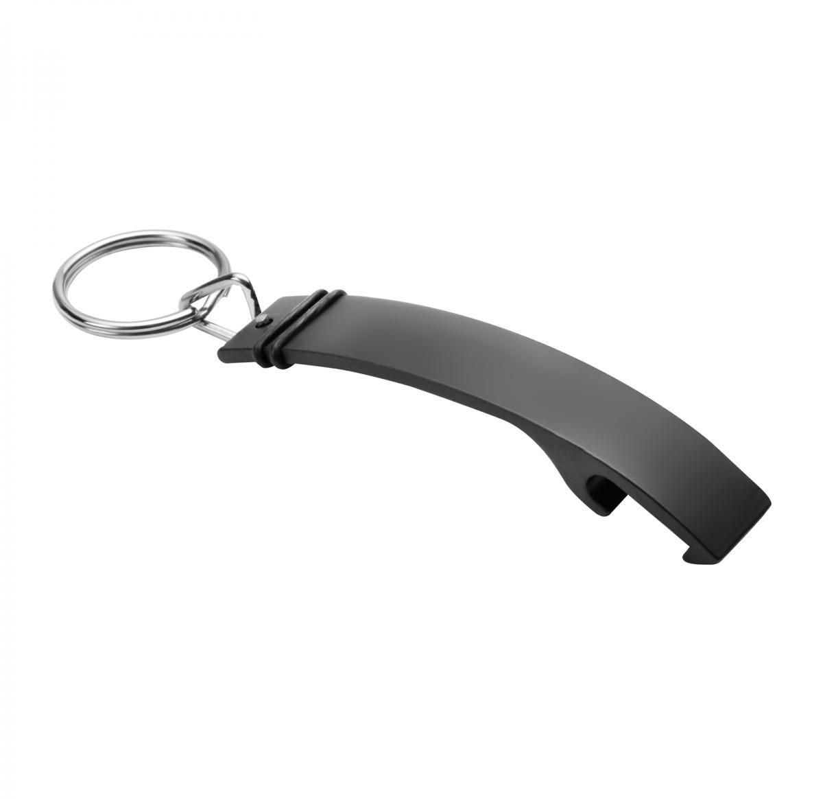 Keyring with bottle opener -CATHARGO BLACK