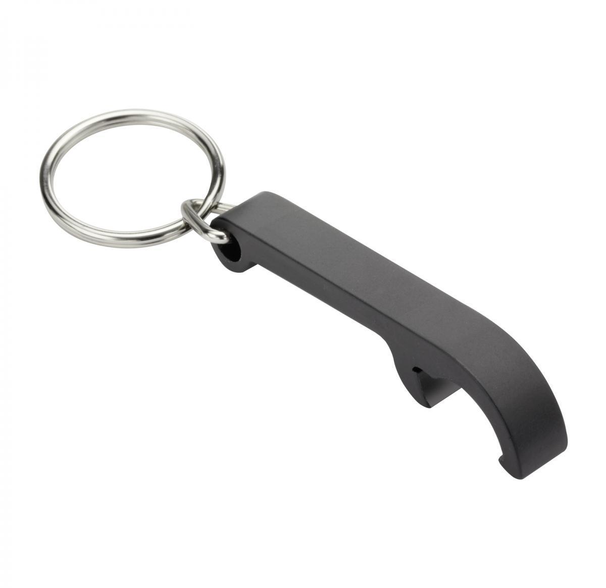 Keyring with bottle opener -NARÓN BLACK