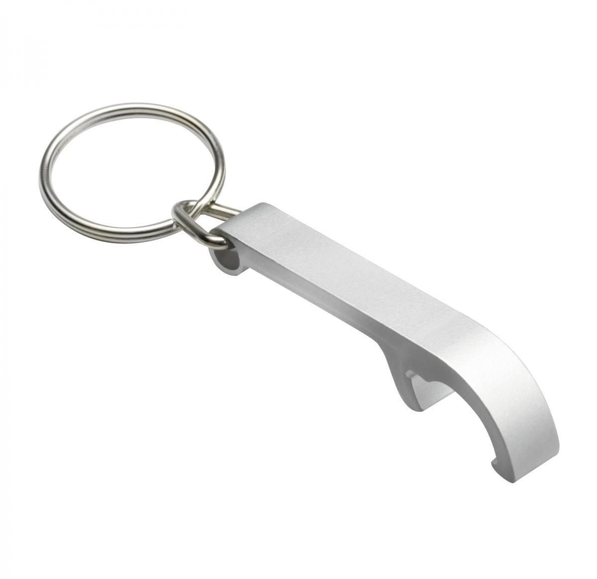 Keyring with bottle opener -NARÓN SILVER