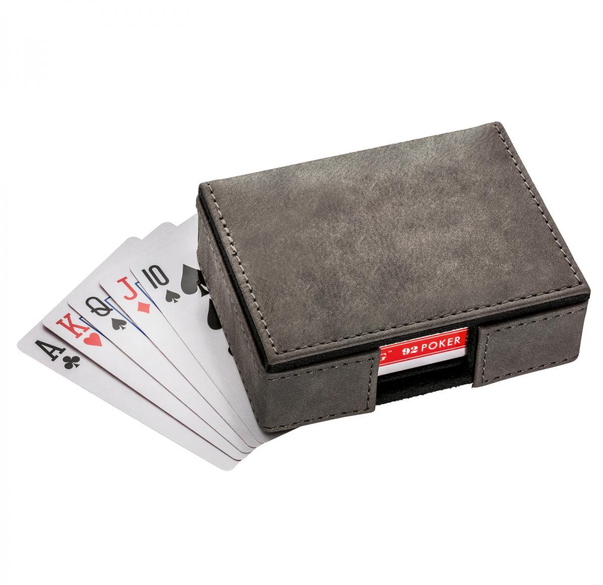 Playing cards set with box -CALABASAS BLACK