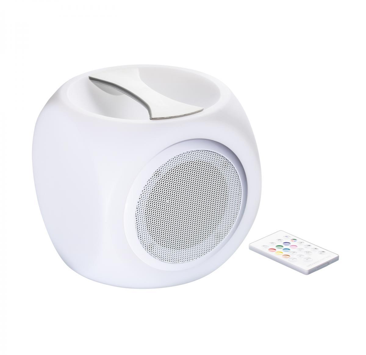Bluetooth®-speaker with light -MALBORK WHITE