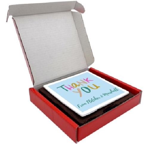 Letterbox Brownie 10cms X 10cms