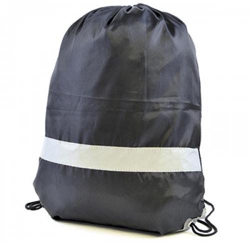 Printed Drawstring Sports Bags Hi Visibility For School Children