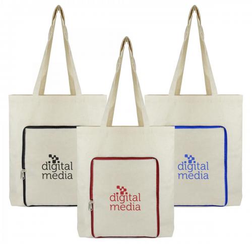 Printed Bags With Logo 8oz Cotton