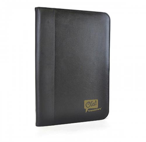 Pickering A4 Zipped Conference Folders Printed Logo
