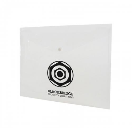 Custom Printed Plastic Popper Hyde Document Folders