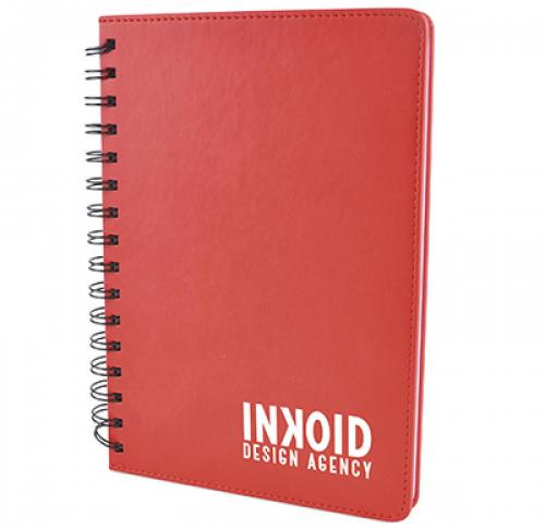 A5 Spiral Bound Notebook Soft Touch PU