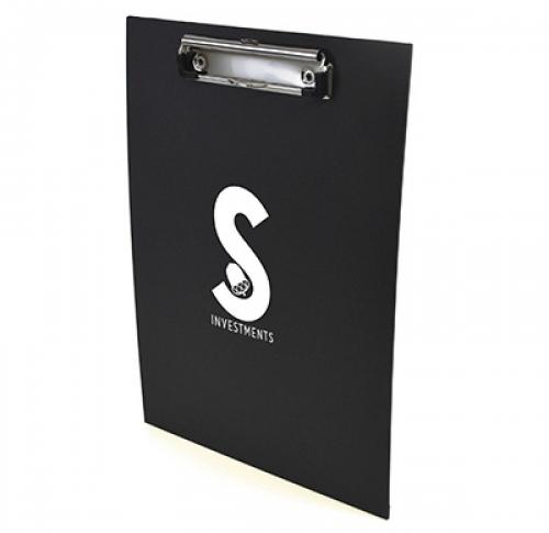 Promotional Printed A4 Hardback Paper Clipboards Stainless Steel Clip