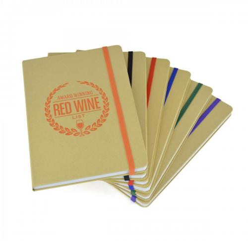 Branded A5 Natural Recycled Notebooks