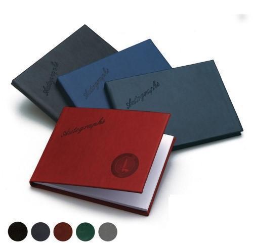 Hampton Leather Autograph Books Custom Logo