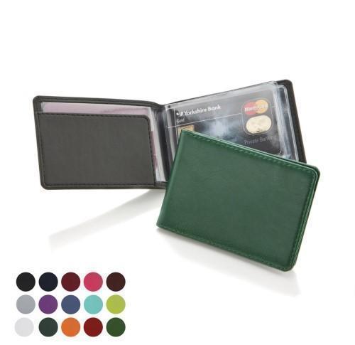 Branded Deluxe Credit Card Cases Faux Leather