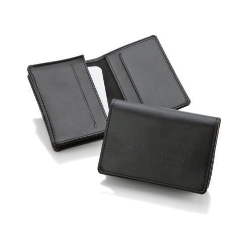 Branded Logo Hampton Leather Business Card Dispensers