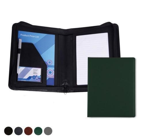 Hampton Leather A5 Zipped Conference Folder