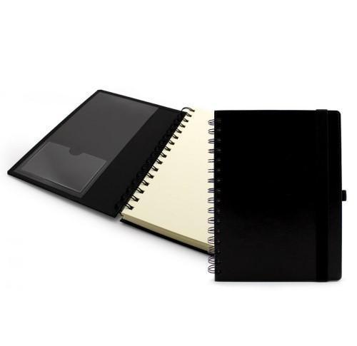 A5 Wiro Notebook with Elastic Strap and  Pen Loop