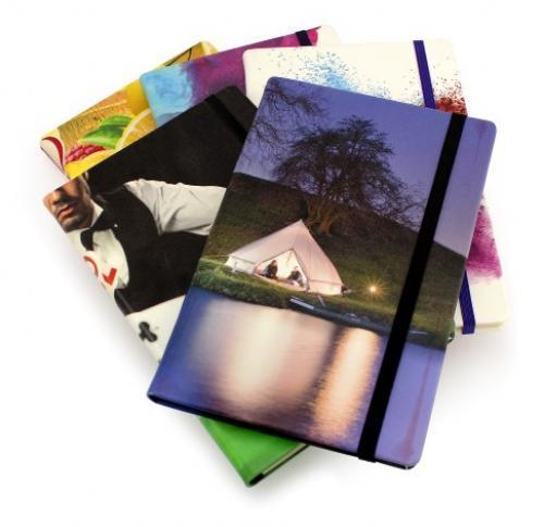 Custom Printed Notebooks - Full Colour Casebound Recycled Paper