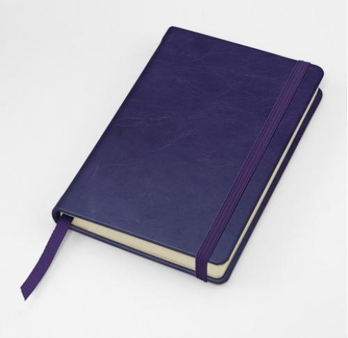 Kensington Distressed Nappa Leather Pocket Casebound Notebook