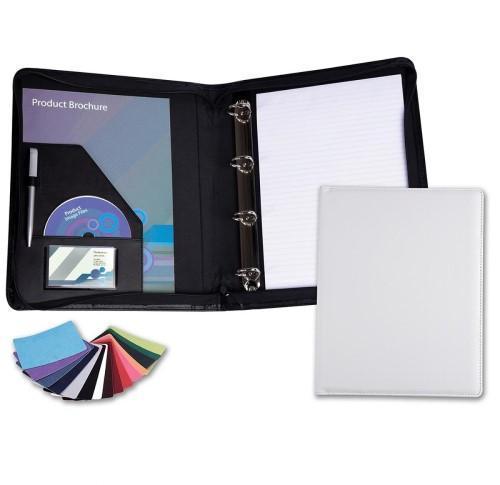 Belluno Zipped Ring Conference Binders Custom Logo