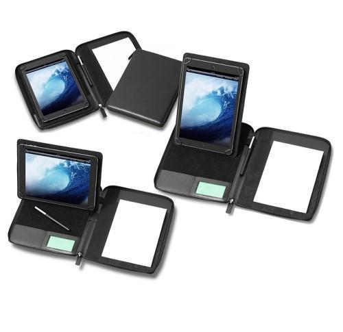 Mini Zipped Adjustable Tablet Holder with a Multi Position Tablet Stand