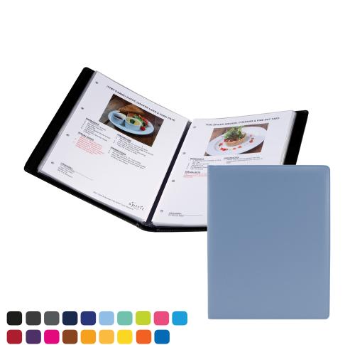 A4 Information, Wine List or Menu Holder in Soft Touch Vegan Torino PU. 