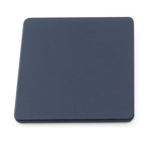 Recycled ELeather Square Stitched Coaster, made in the UK in a choice of 8 colours.