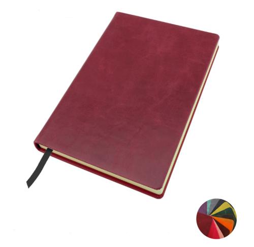 Coloured  Kensington Distressed Leather A5 Casebound Notebook