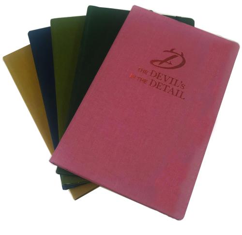 Colours Brillianta Linen A5 Casebound Notebook in a Spectrum of colours