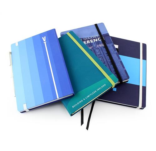 Designer A5 Casebound Notebook with Elastic Strap