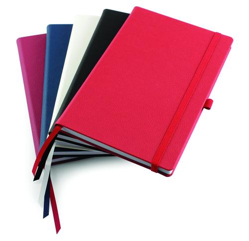 Deluxe Mix & Match A5 Casebound Notebook, in recycled Como.