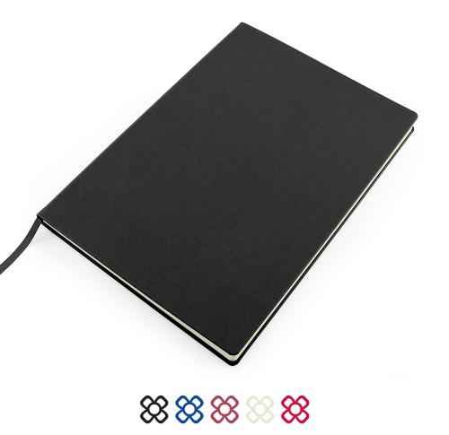 Custom A4 Casebound Notebook Choose From 5 Colours In Vegan Recycled Como.