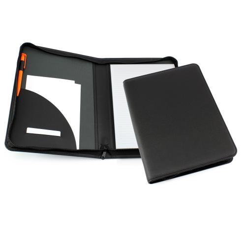 Customised Como Recycled A4 Zipped Folder Portfolio