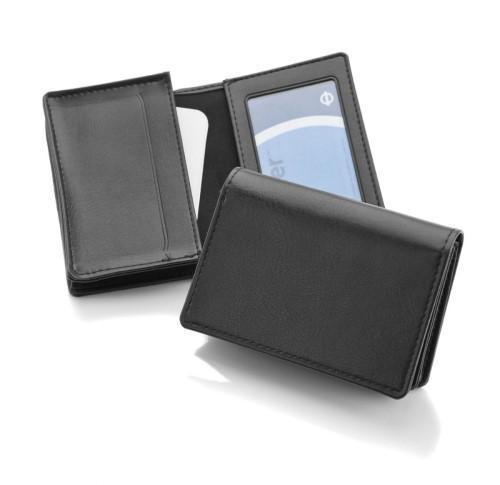 Deluxe Business Card Dispenser with Framed Window Pocket