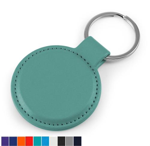 Porto Recycled Round Key Fob in a choice of 10 colours.