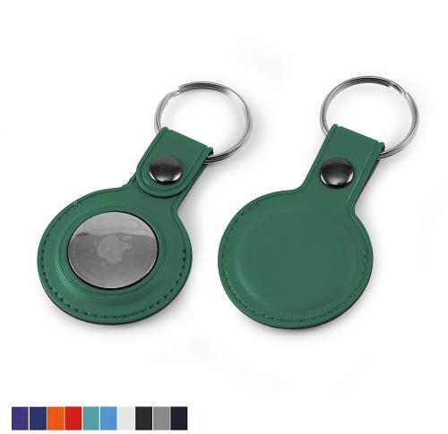 Custom Branded Porto Recycled Deluxe AirTag Holder In A Choice Of 10 Colours.