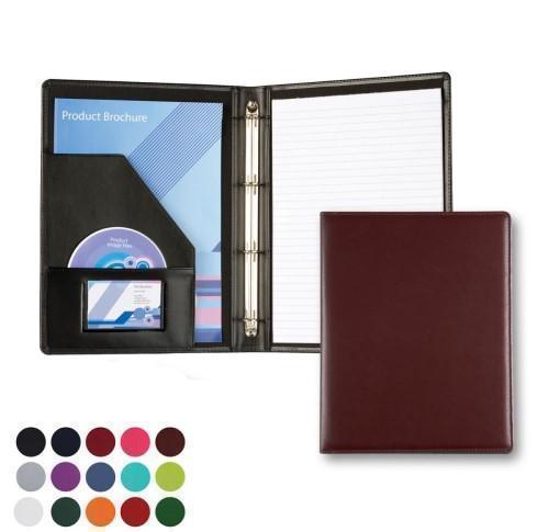 Belluno PU A4 Slim Ring Binders Custom Logo