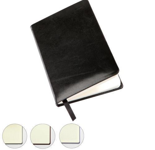 Customised London Luxury Nappa Leather Pocket Casebound Notebook