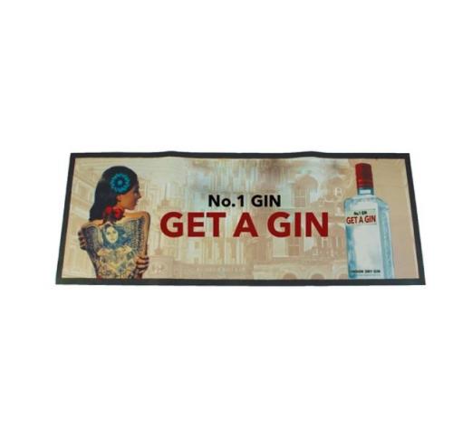 Custom Large Rubber Bordered Bar Runners (90X24cm)
