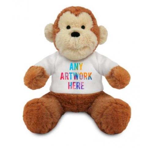Promotional 15cm Max Monkey Soft Cuddly Plush Toy
