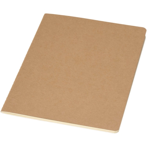 Slyk A5 kraft cahier notebook with ruled pages - Printed Logo