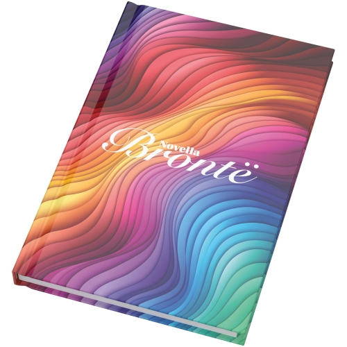 Novella BrontÃ« A5 glossy hard cover notebook - 100 sheets - Custom Logo