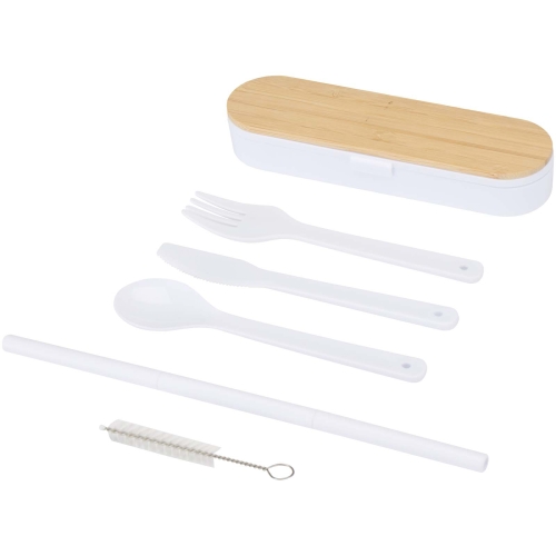 Custom Runa cutlery set with bamboo lid
