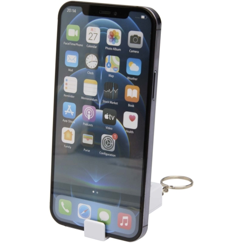 Aggia recycled plastic phone stand with fidget toy - Custom Printed