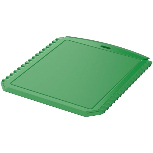 Thrym rectangular recycled plastic ice scraper with Custom Logo